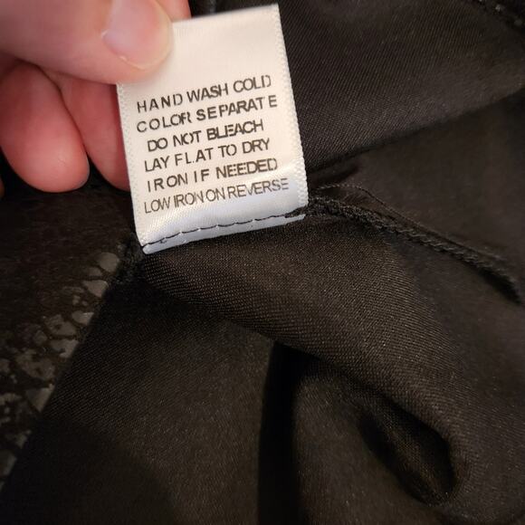 GILLI Black Faux Leather Reptile Print Mini Skirt Punk Rave Goth Emo Witchy S - Picture 6 of 10